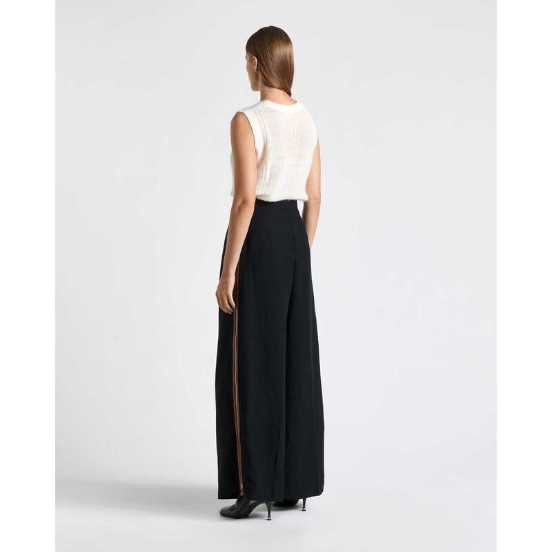 Cue Linen Blend Zip Detail Pant image number 1